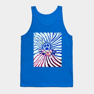 Plaintive Sun Royal Blue Tank Top